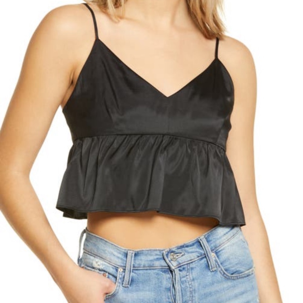 WAYF Tulare Peplum Camisole Top